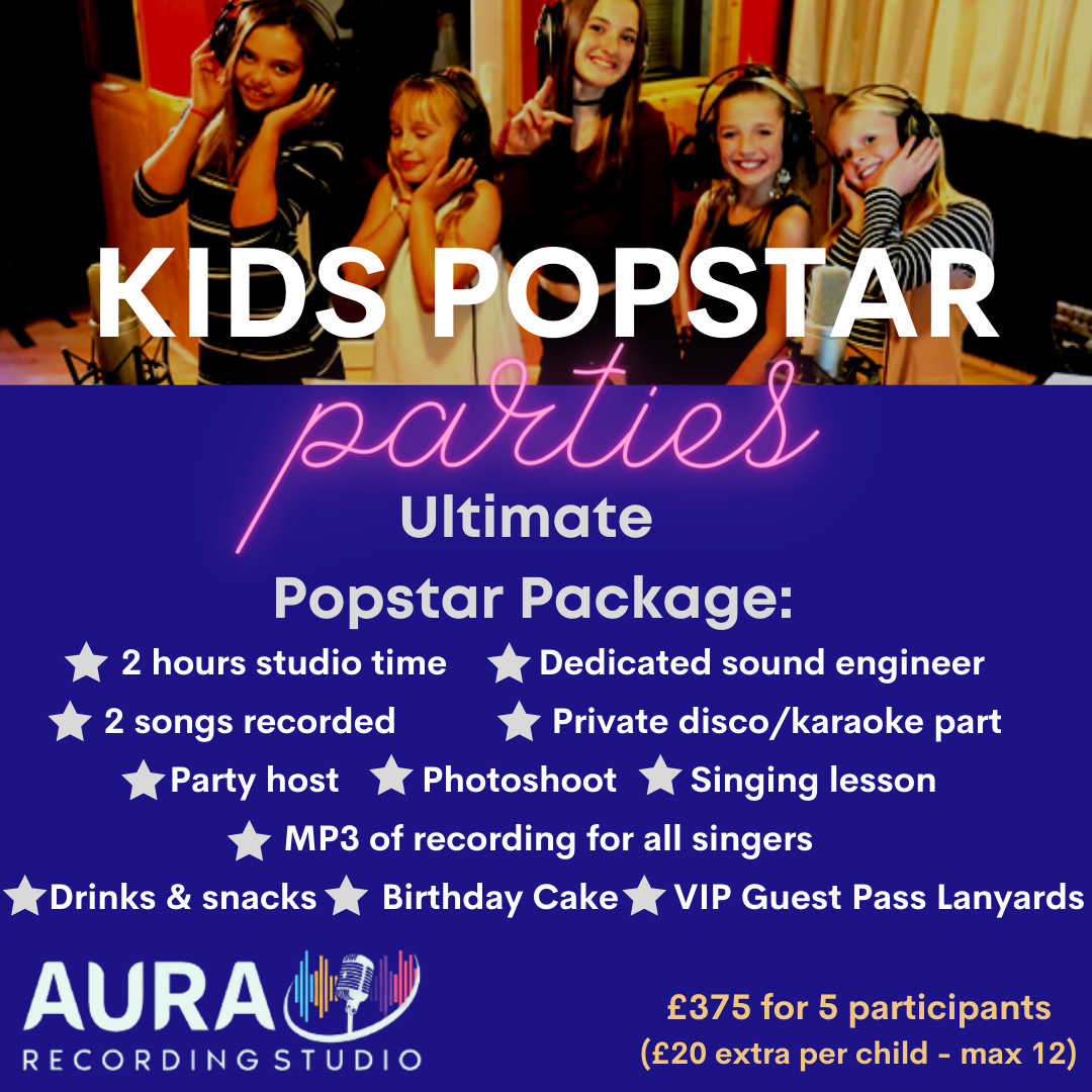 Aura Kids Popstar Parties Ultimate Package